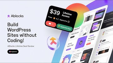 aBlocks Lifetime Deal 🔥 | Create Beautiful WordPress Sites Fast (No Code Needed)