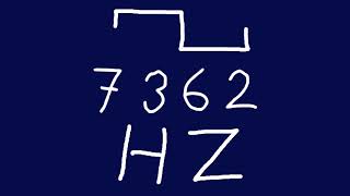7362 hz square