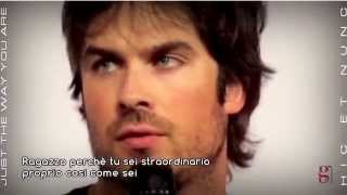 Ian Somerhalder HD ► JUST THE WAY YOU ARE || Flashmob for Ian || BloodyNIghtCon 2014 @HicEtNunc