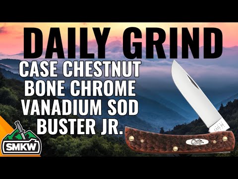Case Chestnut Bone Chrome Vanadium Sod Buster Jr