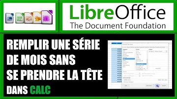 Remplir une série de mois avec l