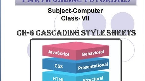 Class-7 Cascading Style Sheets(Part-1)