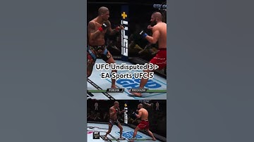 UFC Undisputed 3 is better than EA Sports UFC 5