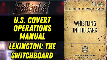 US Covert Operations Manual Magazine - Lexington : The Switchboard Location Guide | Fallout 4