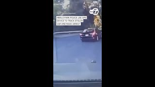 Menlo Park police use GPS device to track stolen car and make arrest after pursuit
