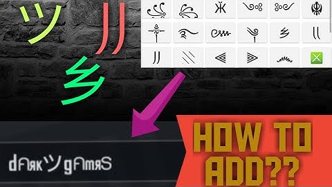 HOW TO ADD DIFFERENT SYMBOLS AND FONTS TO YOUR PUBG MOBILE NAME | 2020 TRICK | DARK EMPIRE