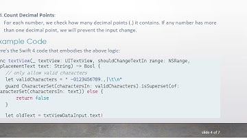 Allow Only One Decimal for Each Number in UITextView: A Swift 4 Solution