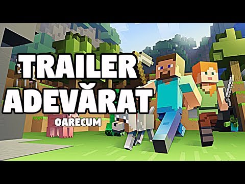 ADEVĂRATUL TRAILER AL JOCULUI MINECRAFT (PARODIE)