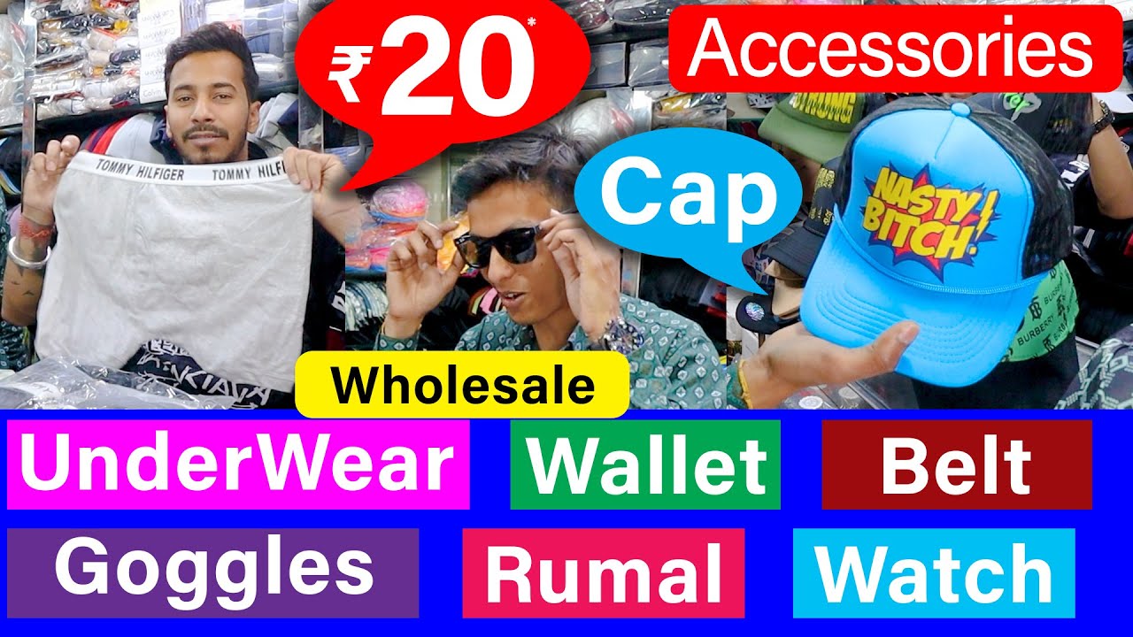 Wholesale Accessories - Underwear, Belt, Watch, Cap, Goggles, Wallet || 📞95927 77372