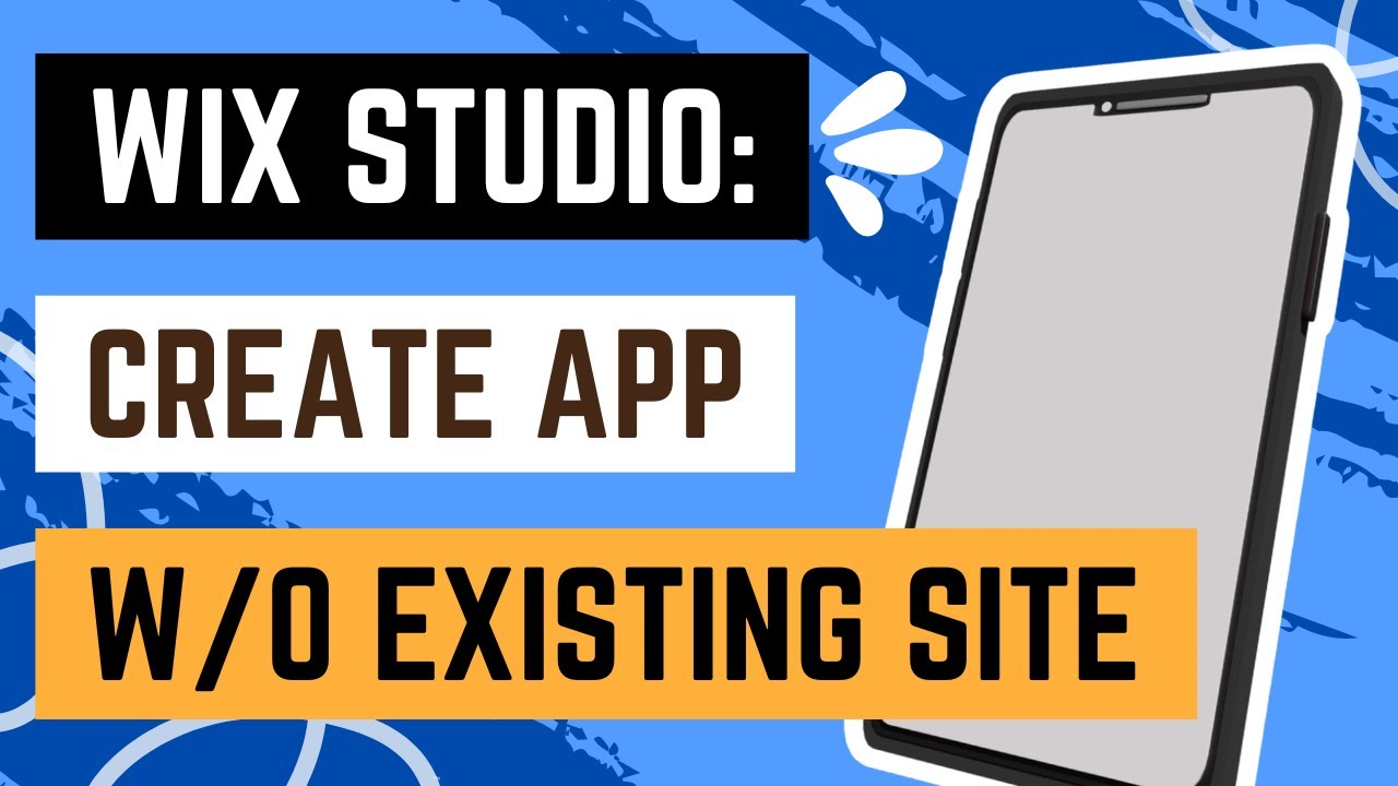 Wix Studio: Creating a Mobile App WITHOUT an Existing Site - YouTube