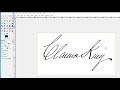 How to create transparent png signature in gimp easier than photoshop