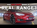 ( 100% - 0% TEST )  2020 TESLA MODEL S (Long Range) REAL WORLD RANGE ! UK Motorways, London traffic