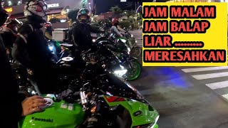 ZX25R Jam malam jadi ajang balap