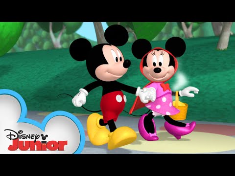 Minnie Mouse is Red Riding Hood 🎀| Mickey Mornings | Mickey Mouse Clubhouse | @disneyjunior