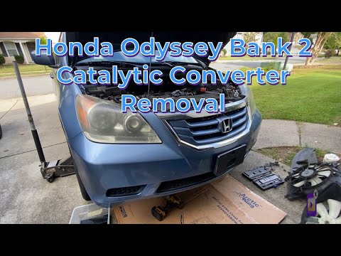 How to remove 2005 - 2010 Honda Odyssey bank 2 catalytic converter