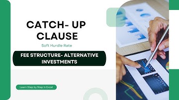 Catch Up Clause- Soft Hurdle Rate in Alternative Investments | Excel Calculation Tutorial