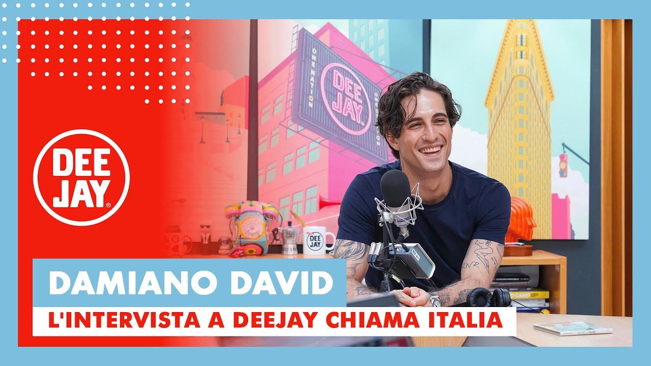 Damiano David a Deejay Chiama Italia con 