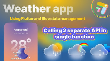 Part - 4 | Calling of two separate API in a single function | Weather app with flutter 🌐⚡