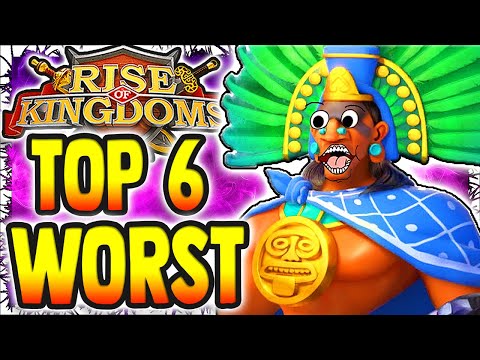 Top 6 WORST