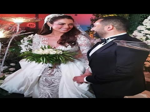 فرح درة على المهندس هانى سعد وهى الزوجة الثانية