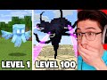 Testing Minecraft Mobs From Level 1 to Level 100