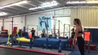 Full in back out at Spins Gymnastics in New York