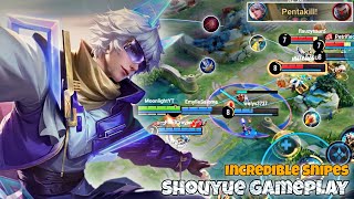 Shouyue Pro Gameplay | Penta Kill | Honor of Kings | Best Build & Arcana