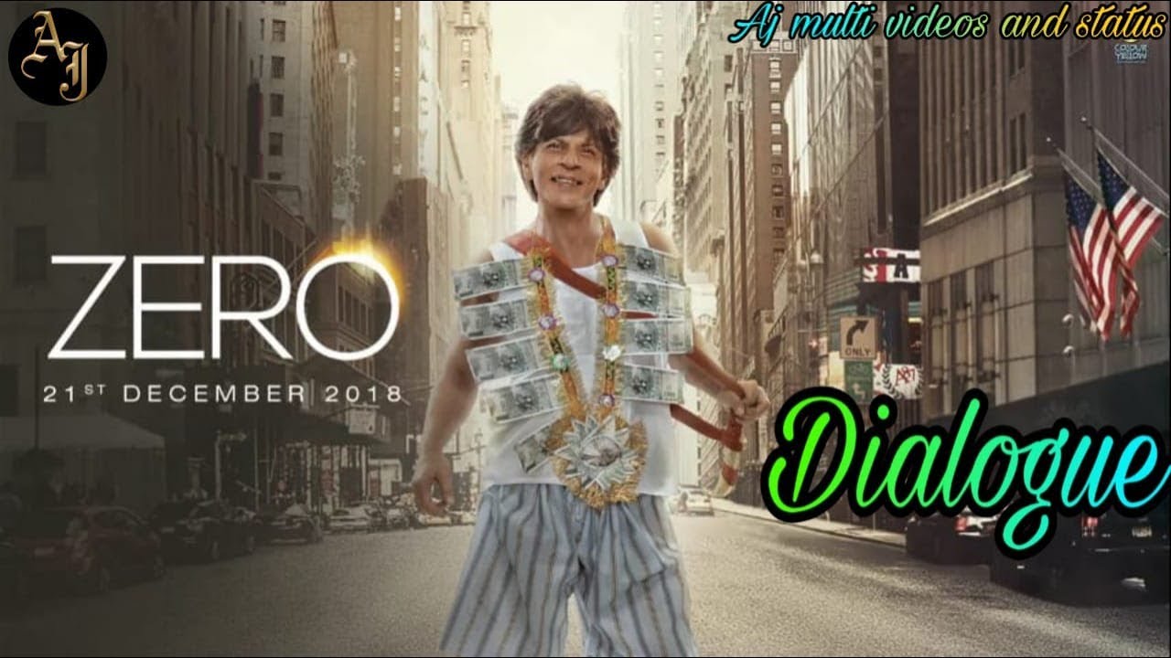 Zero Dialogues promo 1  || Shahrukh Khan_Anuska Sharma_ Katrina kaif ||