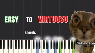 Chipi Chipi Chapa Chapa - Piano Tutorial | Easy to Virtuoso