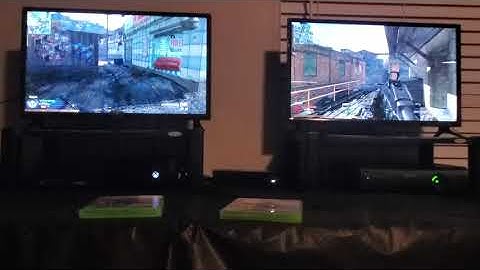 Xboxone and Xbox360 System link test with Modern Warefare 2