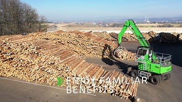 Green Efficency Drive: SENNEBOGEN 735 E Mobil auf der ligna 2019