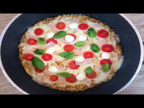 პიცის მარტივი და გემრიელი რეცეპტი - მაკარონის პიცა