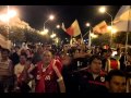 El festejo de los hinchas de River de Chacabuco
