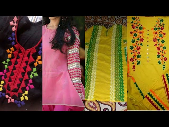 Applique Work Suits: Designs, Fabrics and Patterns | Blog | TIC – The  Indian Couture