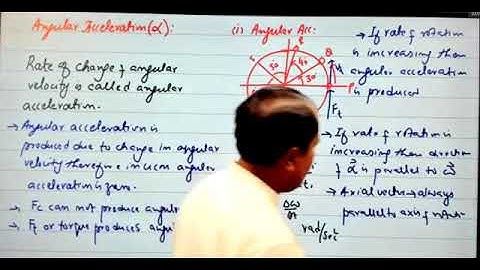 Angular acceleration and tangential acceleration by spsc Sindh academy umerkot leactures physics