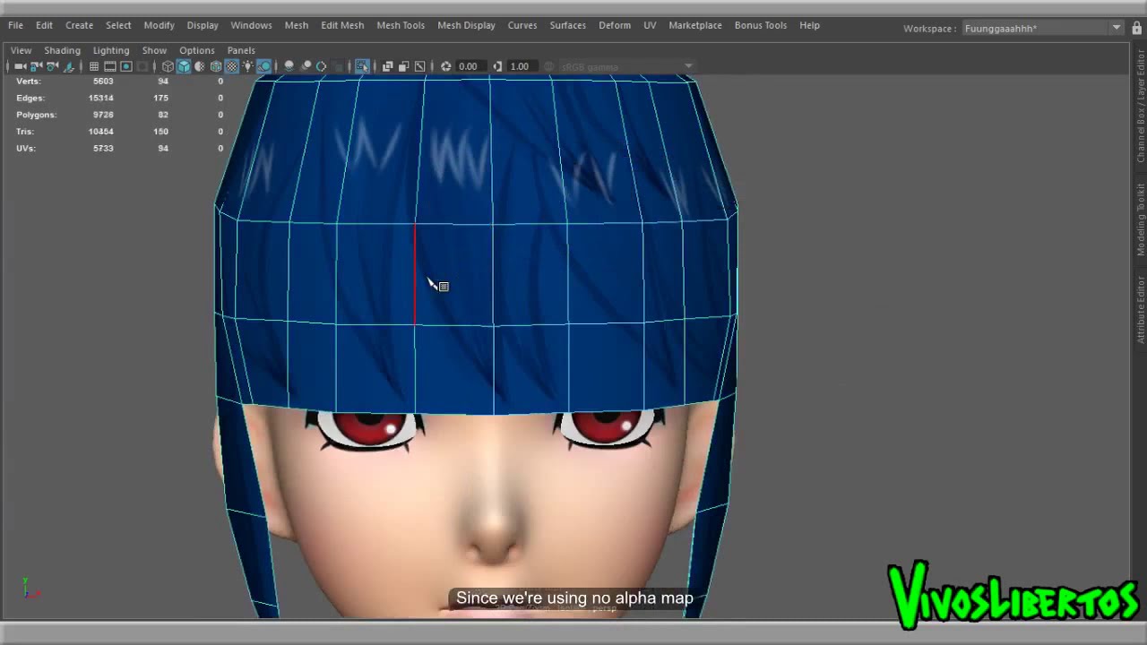 Low poly hair texturing - YouTube