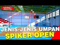 JENIS-JENIS UMPAN OPEN / OUTSIDE SPIKER..!! Tutorial Bola Voli