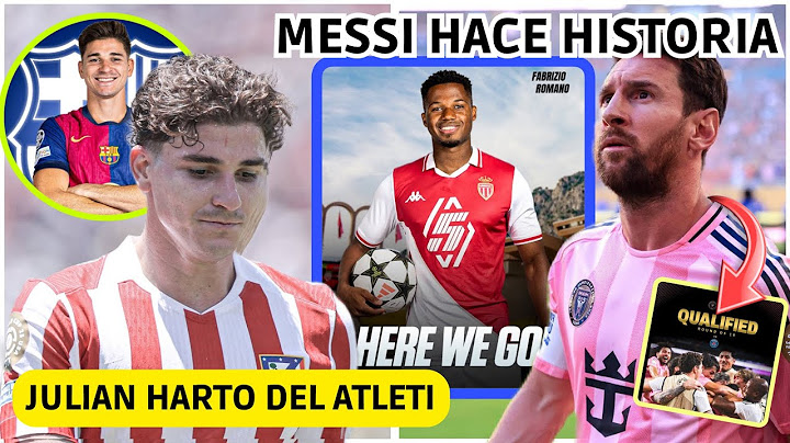 💥 JULIAN ALVAREZ HARTO del ATLETI - MESSI HACE HISTORIA con INTER MIAMI - ANSU al MONACO! OFICIAL