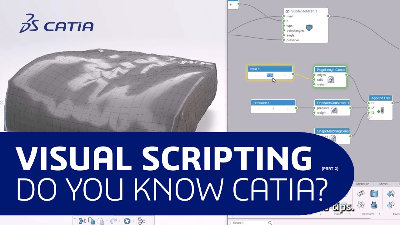 Visual Scripting for Engineers- Ep 6, part 2 - Do you know CATIA? - YouTube