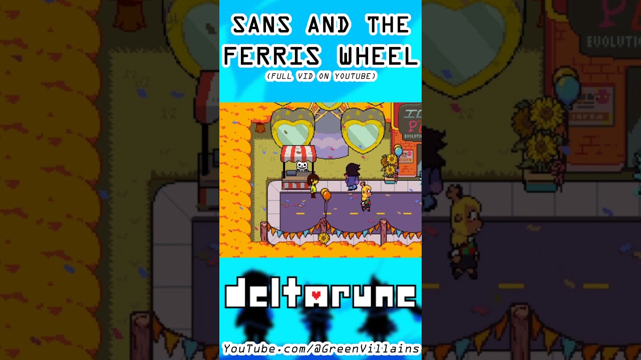 Sans runs the Ferris Wheel? - DELTARUNE SHORTS #tobyfox
