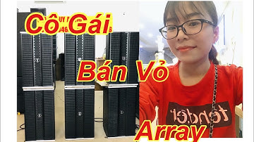 Bán vỏ thùng array 40 đơn - Vỏ Line Array 40 đơn  mẫu mới 2019 | ÂM THANH ÁNH SÁNG THANH HUY