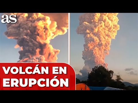 INDONESIA en ALERTA por la ERUPCIÓN del VOLCÁN Lewotobi Laki-Laki