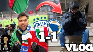 VLOG! ITALIAN DRAMA IN ZENICA! BOSNIA 1-1 ITALY! 🇮🇹🇧🇦 THE AZZURRI OUT OF THE 2026 WORLD CUP