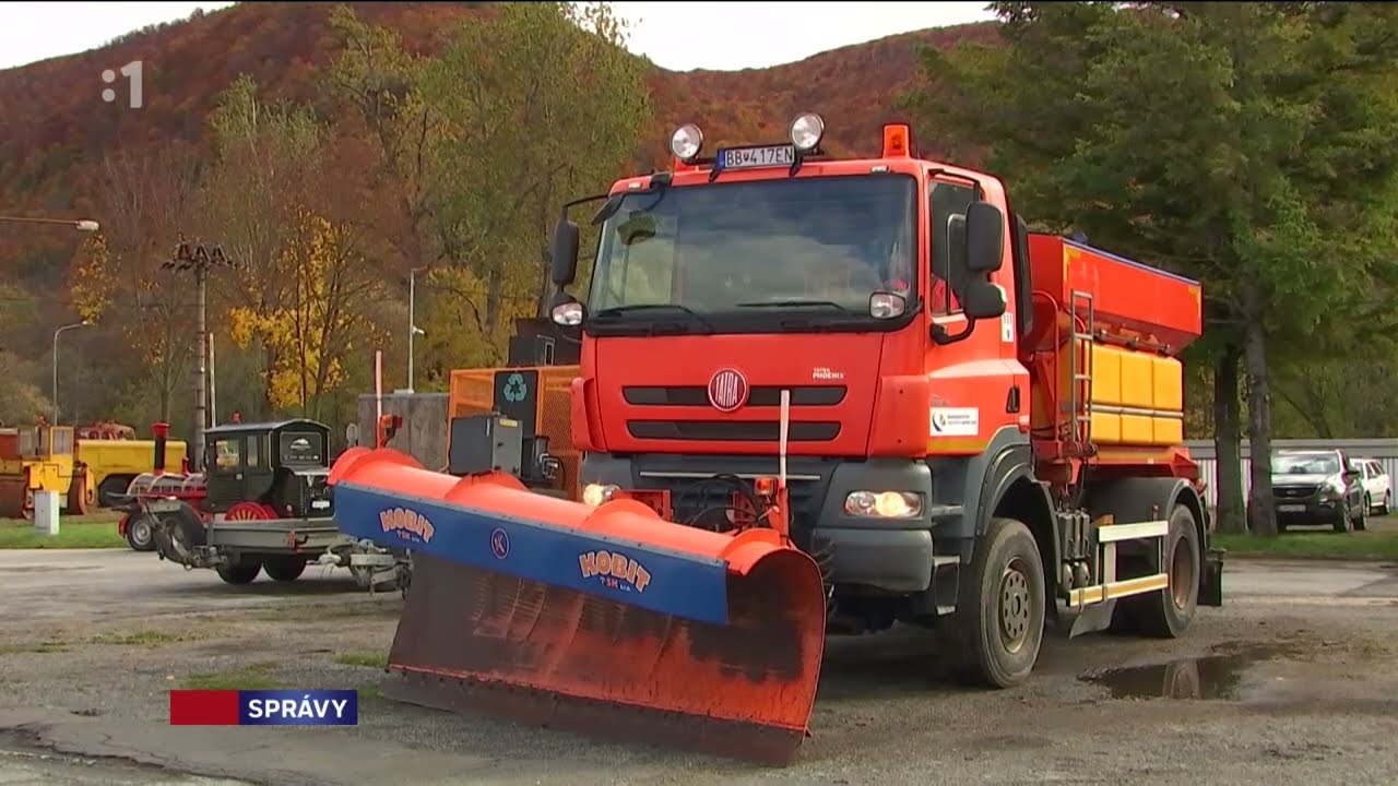 Prvý sneh a modré majáky