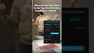 Took My Client From Top 95% To To 7.7% In One Month! #shorts_ #onlyfans