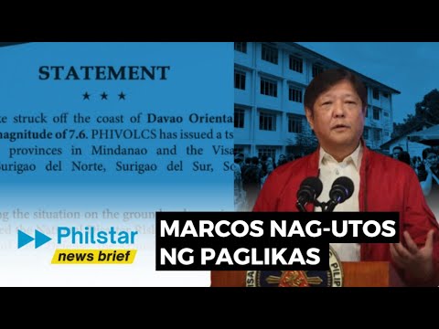 Agarang pag likas sa coastal cities sa Davao Oriental, inutos ni Pres. Bongbong Marcos - video from Philstar