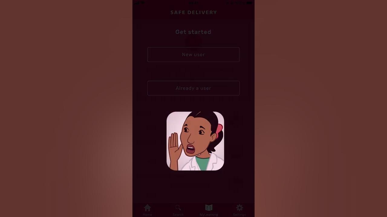 Introducing the features of the Safe Delivery App YouTube