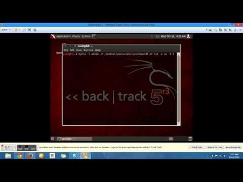 Backtrack hydra tool