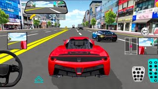 🚗 Red Supercar vs City Traffic | ⛔ Kids Car Driving Game Gameplay 🏎️ screenshot 5