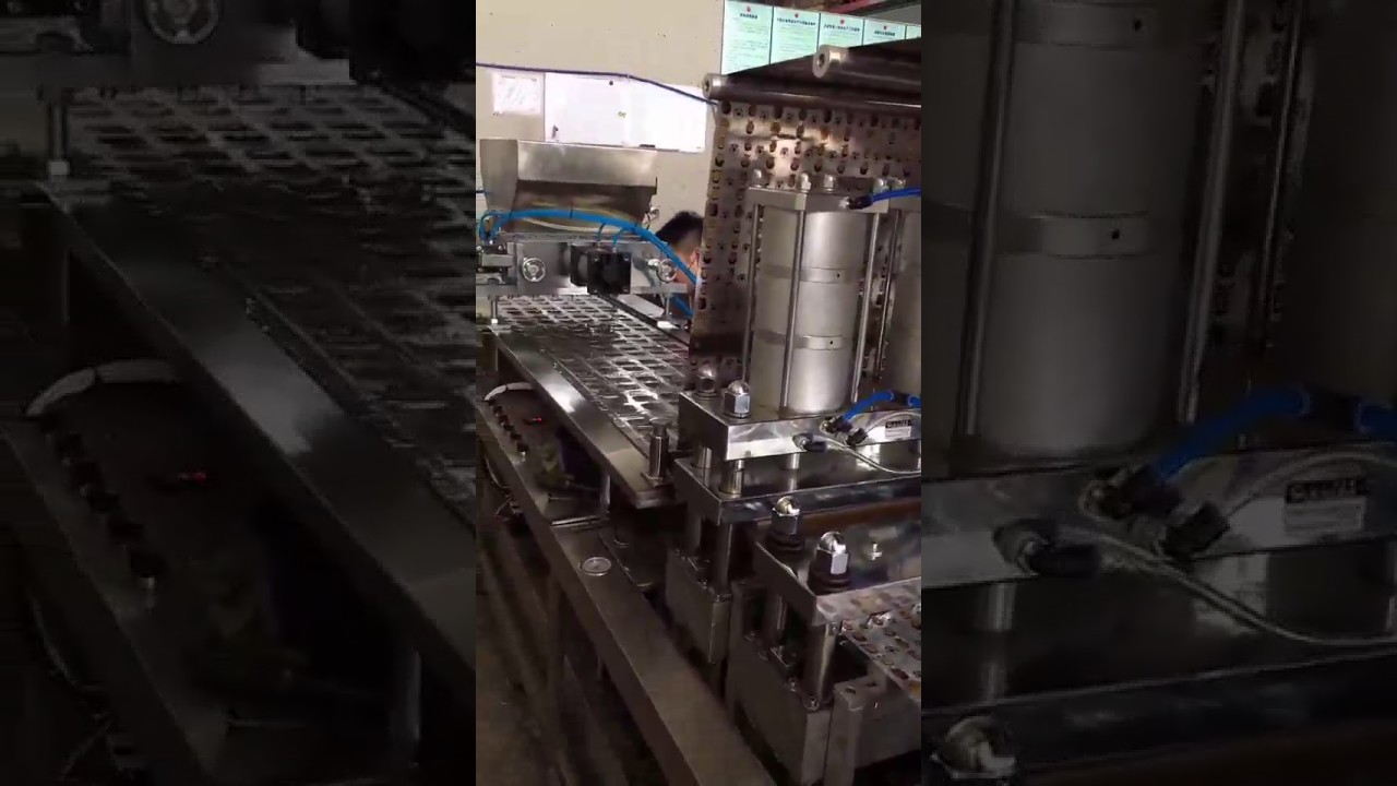 SL 420 Chocolate Paste Blister Thermoforming filling sealing machine